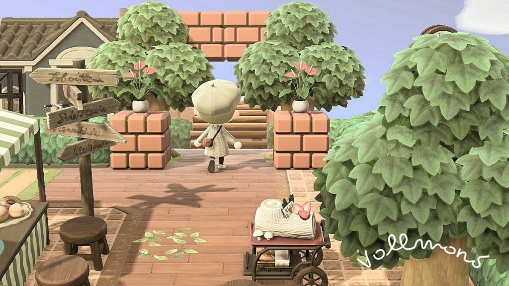 あつ森 活用方法が無限 くうちゅうのレンガブロックすごい トンネルも みんなのあつ森