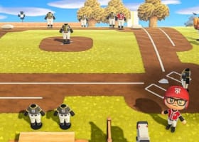スポーツの秋で、野球場をつくってみた!